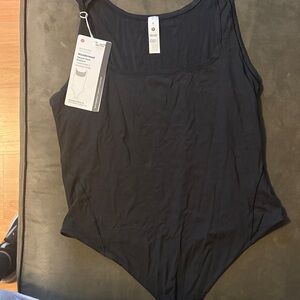 Lululemon Black Sleeveless Bodysuit NWT